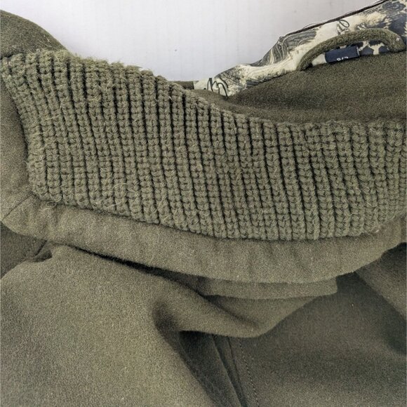 Guess Wool Blend Peacoat Jacket Women Size L Double Breasted Military Modern Y2K - Picture 7 of 16